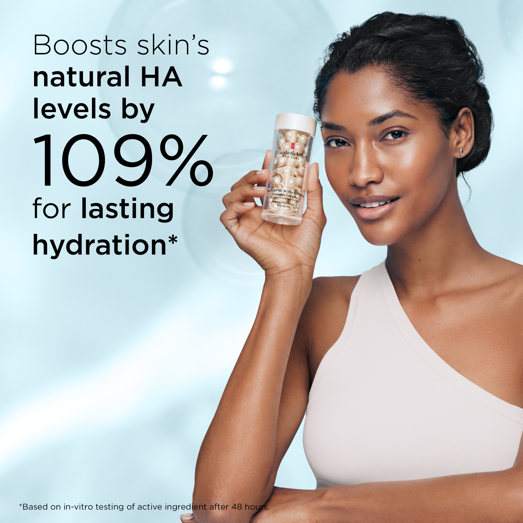 109% boost in skin's natural hyaluronic acid levels