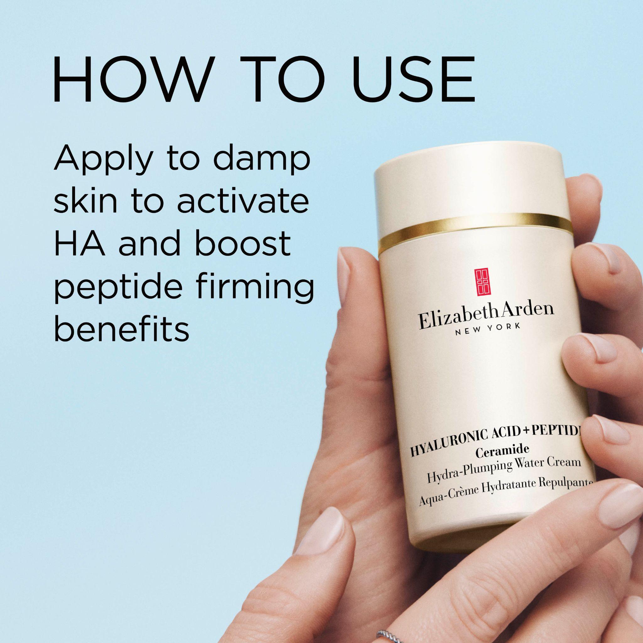 How to apply Hydra-Plumping Water Cream