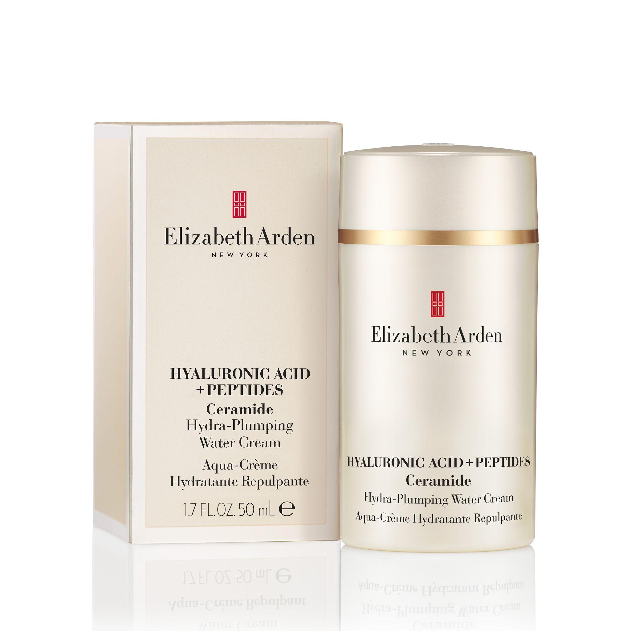 HA + Peptides Hydra-Plumping Water Cream with packaging